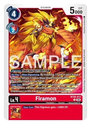Firamon, BT-25: BOOSTER DUAL REVOLUTION #BT25-013
