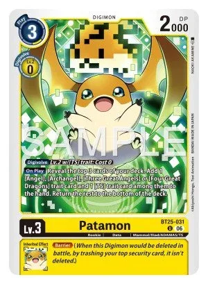 Patamon, BT-25: BOOSTER DUAL REVOLUTION #BT25-031