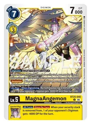 MagnaAngemon, BT-25: BOOSTER DUAL REVOLUTION #BT25-040