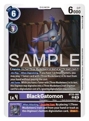 BlackGatomon, BT-25: BOOSTER DUAL REVOLUTION #BT25-082