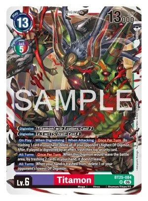 Titamon, BT-25: BOOSTER DUAL REVOLUTION #BT25-084