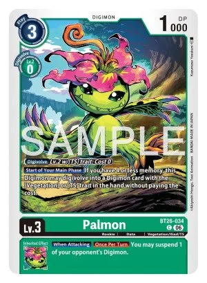 Palmon, BT-26: BOOSTER TIMELESS BONDS #BT26-034