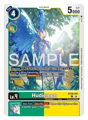 Hudiemon, BT-26: BOOSTER TIMELESS BONDS #BT26-041
