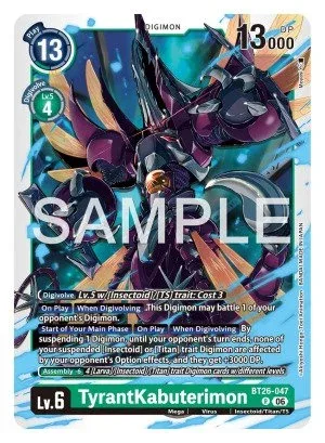 TyrantKabuterimon, BT-26: BOOSTER TIMELESS BONDS #BT26-047
