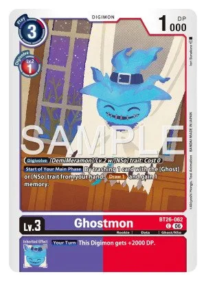 Ghostmon, BT-26: BOOSTER TIMELESS BONDS #BT26-062