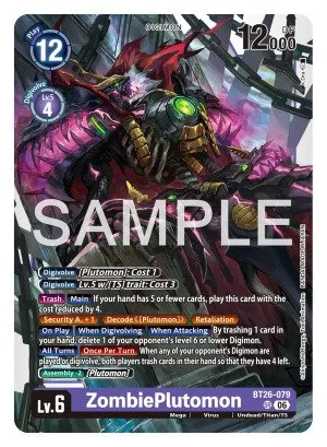 ZombiePlutomon, BT-26: BOOSTER TIMELESS BONDS #BT26-079