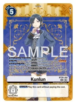 Kunlun, BT-26: BOOSTER TIMELESS BONDS #BT26-104