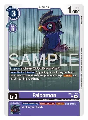 Falcomon, BT-27: BOOSTER IGNITION OF X #BT27-074