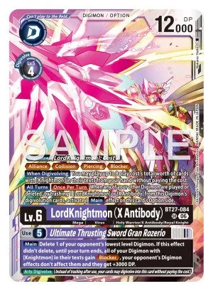 LordKnightmon (X Antibody), BT-27: BOOSTER IGNITION OF X #BT27-084