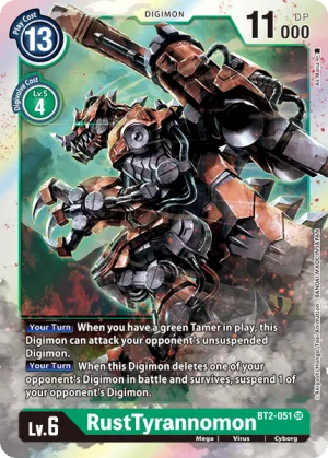 RustTyrannomon, BT-02: Booster Ultimate Power #BT2-051