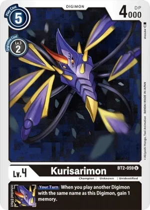 Kurisarimon, BT-02: Booster Ultimate Power #BT2-059