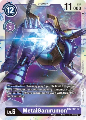 MetalGarurumon, BT-02: Booster Ultimate Power #BT2-081