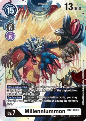 Millenniummon, BT-02: Booster Ultimate Power #BT2-083