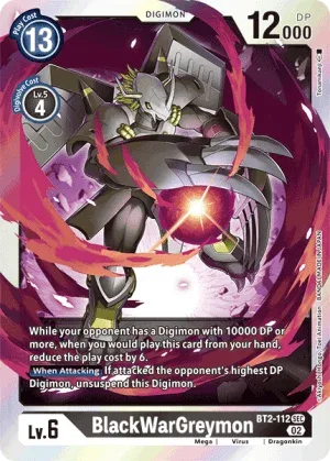 BlackWarGreymon, BT-02: Booster Ultimate Power #BT2-112