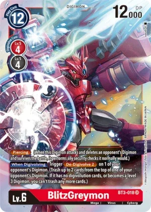 BlitzGreymon, BT-03: Booster Union Impact #BT3-018