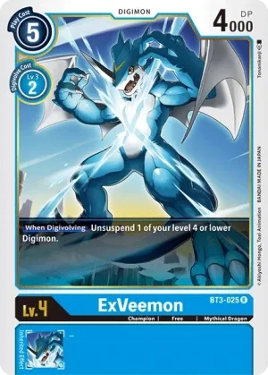 ExVeemon, BT-03: Booster Union Impact #BT3-025
