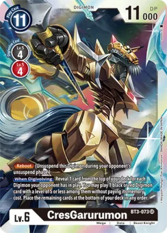 CresGarurumon, Normal