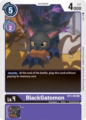 BlackGatomon, BT-03: Booster Union Impact #BT3-082