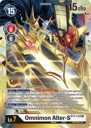 Omnimon Alter-S, BT-03: Booster Union Impact #BT3-112