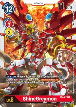 ShineGreymon, BT-04: Booster Great Legend #BT4-020