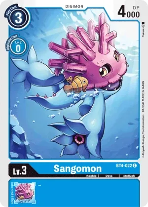 Sangomon, BT-04: Booster Great Legend #BT4-022