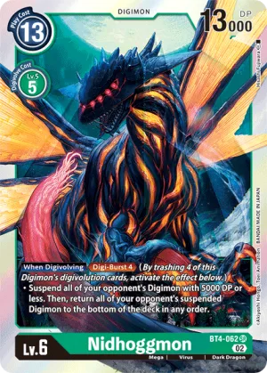 Nidhoggmon, BT-04: Booster Great Legend #BT4-062