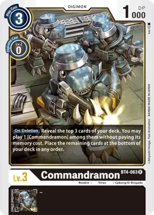 Commandramon, BT-04: Booster Great Legend #BT4-063