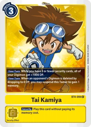 Tai Kamiya, BT-04: Booster Great Legend #BT4-094