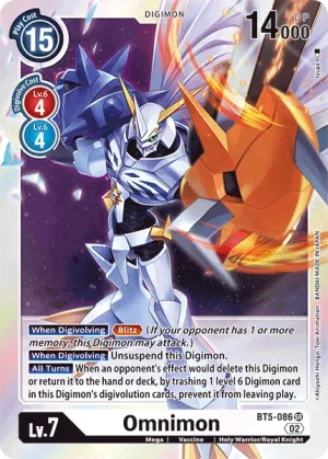 Omnimon, BT-05: Booster Battle Of Omni #BT5-086