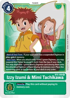 Izzy Izumi & Mimi Tachikawa, BT-05: Booster Battle Of Omni #BT5-089
