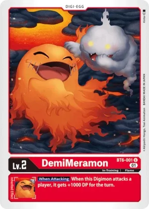 DemiMeramon, BT-06: Booster Double Diamond #BT6-001