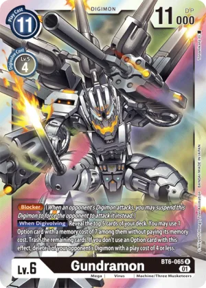 Gundramon, BT-06: Booster Double Diamond #BT6-065