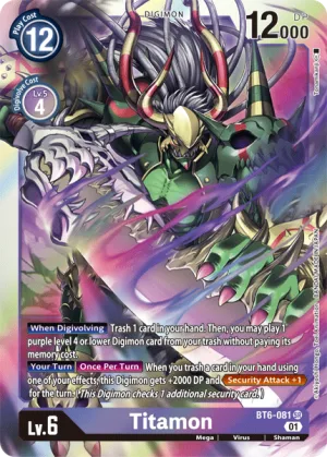 Titamon, BT-06: Booster Double Diamond #BT6-081