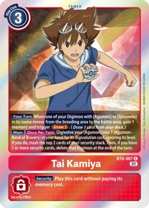 Tai Kamiya, BT-06: Booster Double Diamond #BT6-087