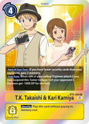 T.K. Takaishi & Kari Kamiya, BT-06: Booster Double Diamond #BT6-089