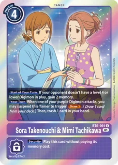Sora Takenouchi & Mimi Tachikawa, Normal