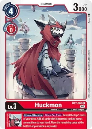 Huckmon, BT-07: Booster Next Adventure #BT7-009