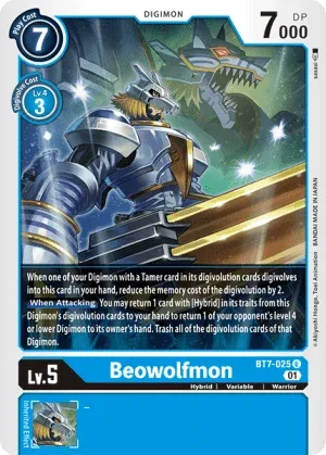 Beowolfmon, BT-07: Booster Next Adventure #BT7-025