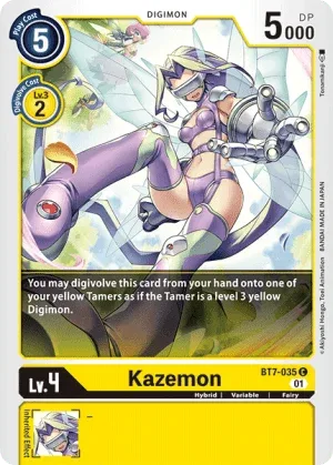 Kazemon, BT-07: Booster Next Adventure #BT7-035