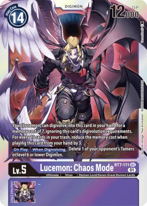 Lucemon: Chaos Mode, BT-07: Booster Next Adventure #BT7-111