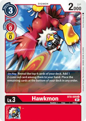 Hawkmon, BT-08: Booster New Awakening #BT8-009
