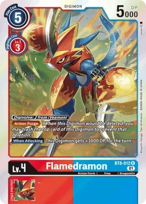 Flamedramon, BT-08: Booster New Awakening #BT8-012