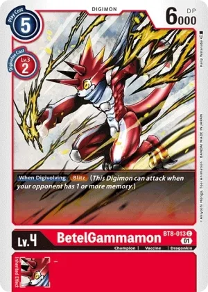 BetelGammamon, BT-08: Booster New Awakening #BT8-013