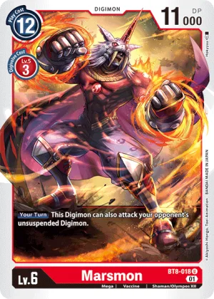 Marsmon, BT-08: Booster New Awakening #BT8-018
