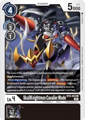 SkullKnightmon Cavalier Mode, BT-08: Booster New Awakening #BT8-062
