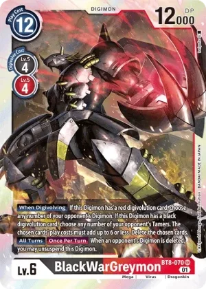 BlackWarGreymon, BT-08: Booster New Awakening #BT8-070