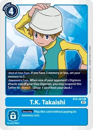T.K. Takaishi, BT-08: Booster New Awakening #BT8-087