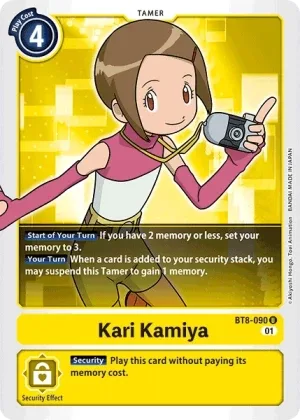 Kari Kamiya, BT-08: Booster New Awakening #BT8-090