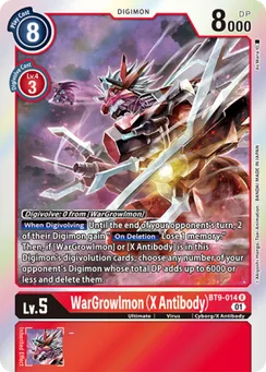 WarGrowlmon (X Antibody), Normal