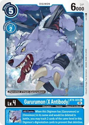 Garurumon (X Antibody), BT-09: Booster X Record #BT9-024